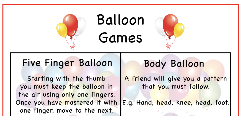 Baloon Games