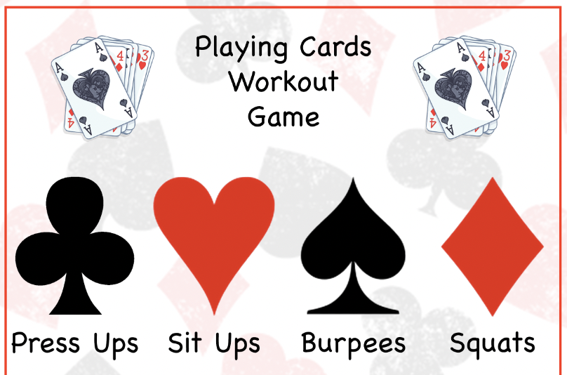 Playing Cards Workout Game